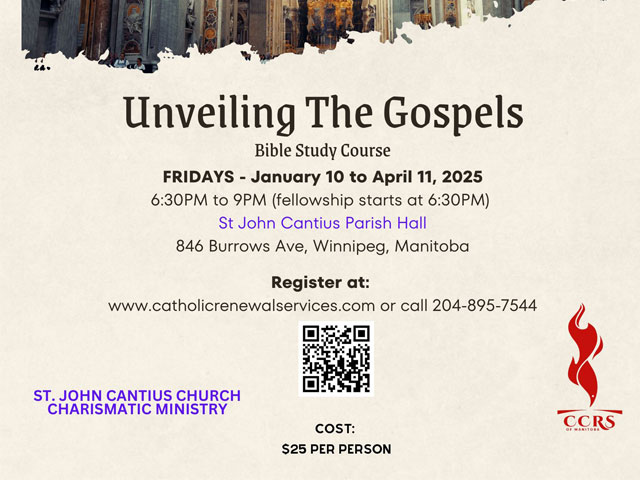 Unveiling The Gospels Bible Study Classes