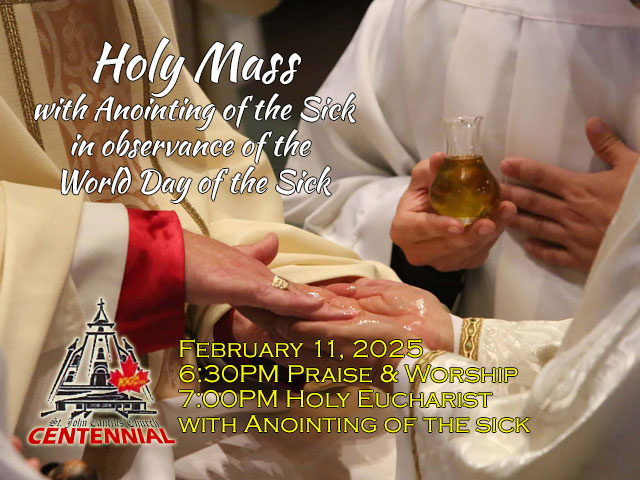 Holy Mass with Anointing of the Sick